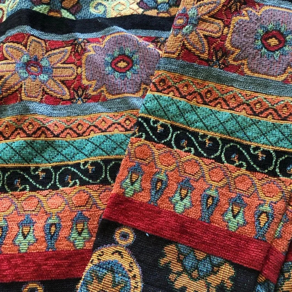 Vintage Studio Works Tapestry Colorful Jacket with Buttons - Picture 2 of 7